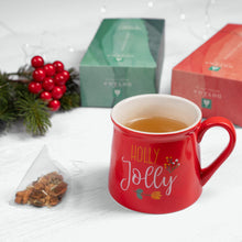 Lade das Bild in den Galerie-Viewer, Box Natale Tisane e Mug Rossa - Dhyāna Natural Leaf Tea