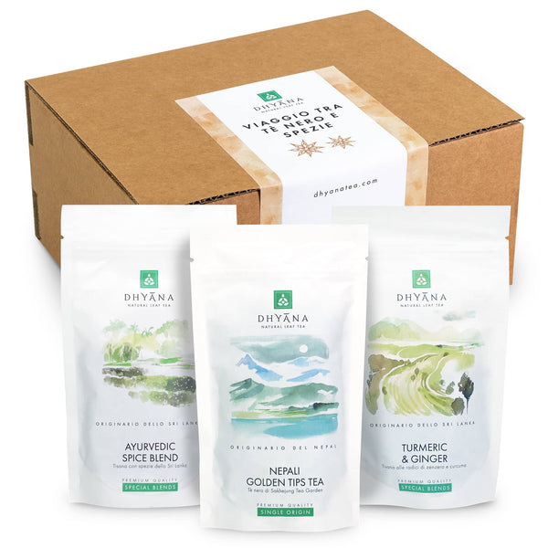 Coffret Voyage entre Thé Noir et Épices
