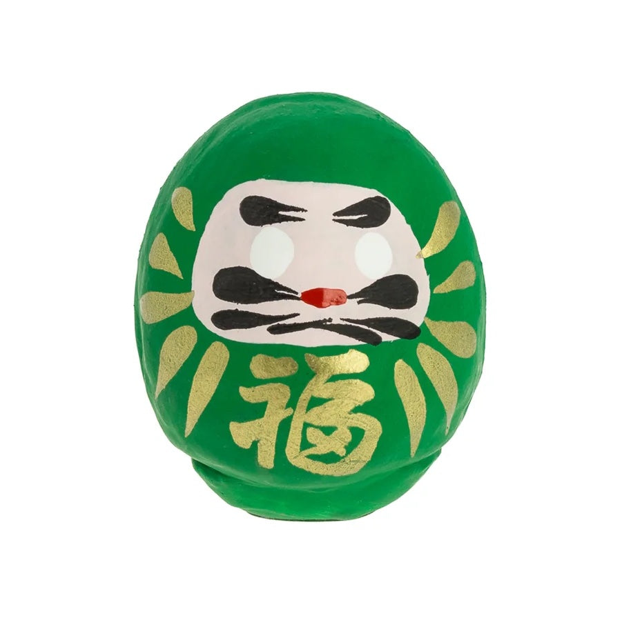 Daruma Bambolina Portafortuna Giapponese - Porcellana Originale - Colora L'occhio Ed Esprimi Un Desiderio - Rosso Fortuna - Foto 3