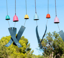 Carica l'immagine nel visualizzatore di Gallery, Furin Giapponese Celeste 5,5 cm