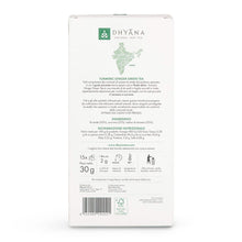 Carica l'immagine nel visualizzatore di Gallery, Turmeric Ginger Green Tea - Dhyāna Natural Leaf Tea
