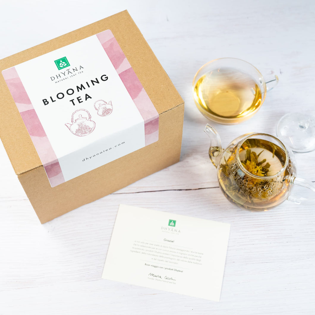 Box Blooming Tea e Teiera Dhyana