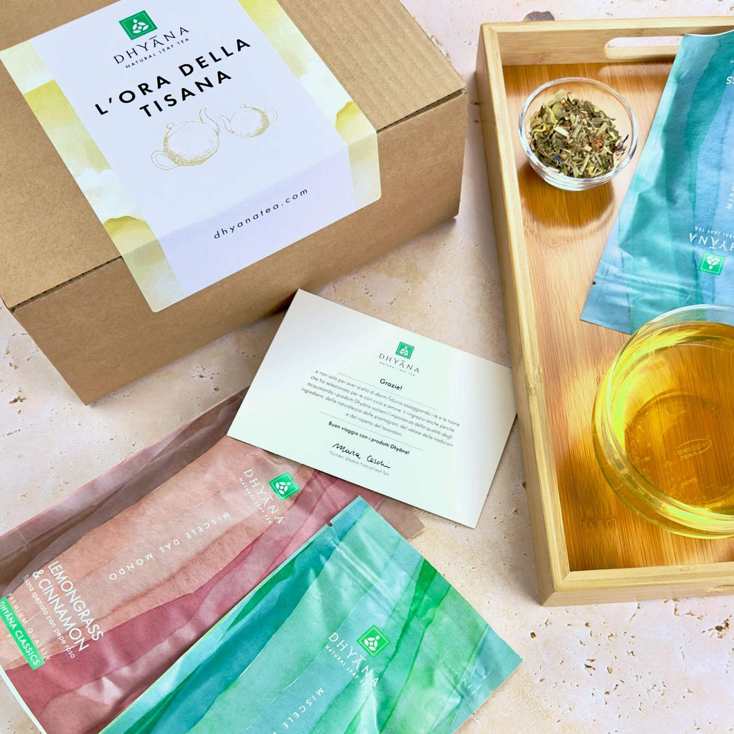 Box L'ora della Tisana - Dhyāna Natural Leaf Tea