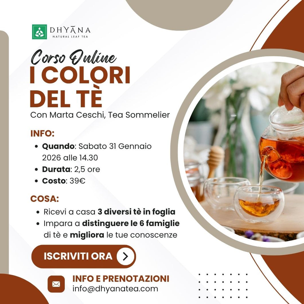 Corso Online I Colori del Tè
