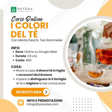 Carica l'immagine nel visualizzatore di Gallery, Corso Online I Colori del Tè
