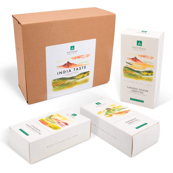 Box India Taste Collection - Dhyāna Natural Leaf Tea