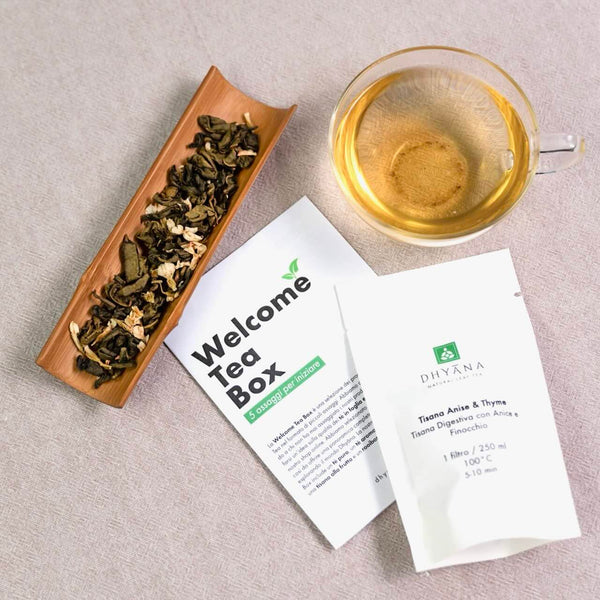 Boîte à thé de bienvenue