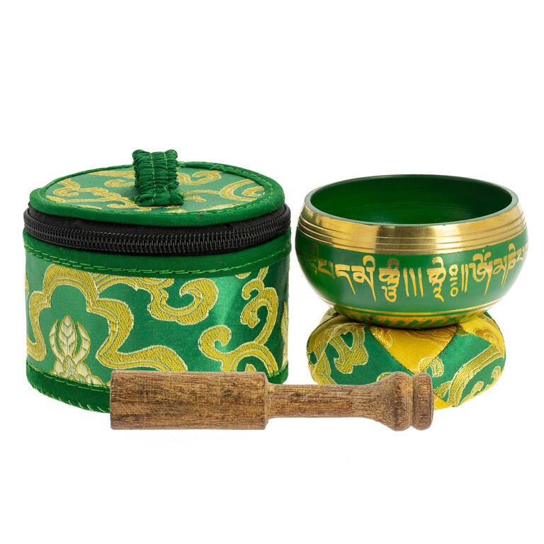 Campana Tibetana Verde