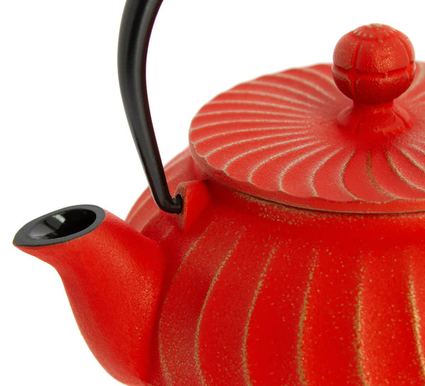 4-piece Giapponese Tetsubin Ghisa Teiera con Infusore per Sciolto Foglia di Tè T 4-piece Giapponese Tetsubin Ghisa Teiera con Infusore per Sciolto Foglia di Tè T