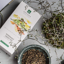 Carica l&#39;immagine nel visualizzatore di Gallery, Peppermint Green Tea - Dhyāna Natural Leaf Tea
