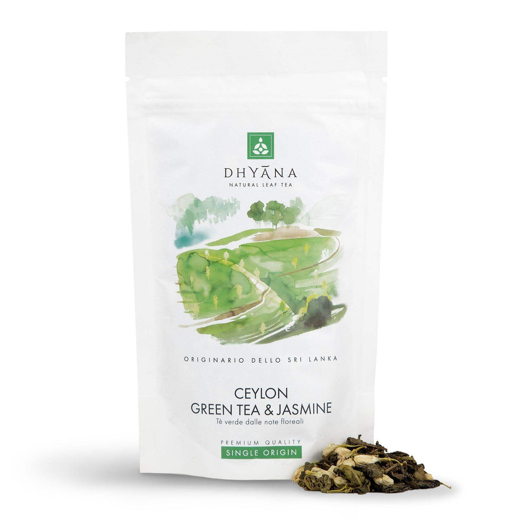 Ceylon Green Tea & Jasmine - Dhyāna Natural Leaf Tea
