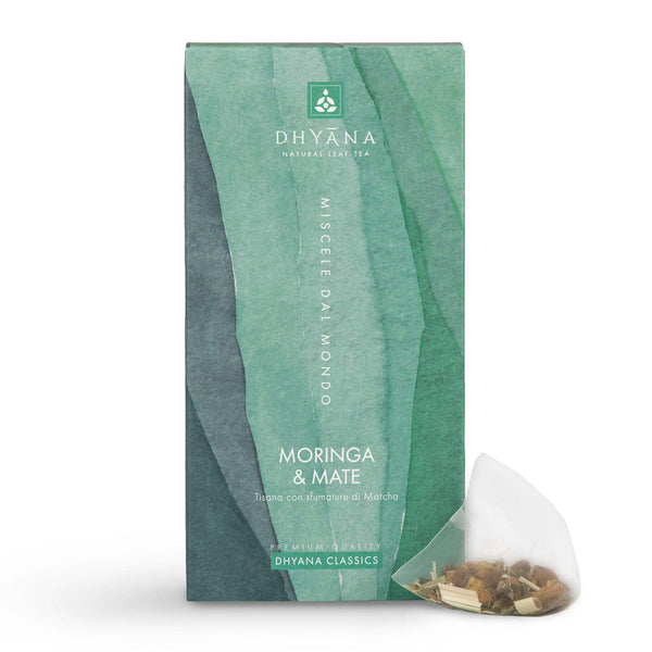 Tisana drenante Moringa e Mate - Dhyāna Natural Leaf Tea