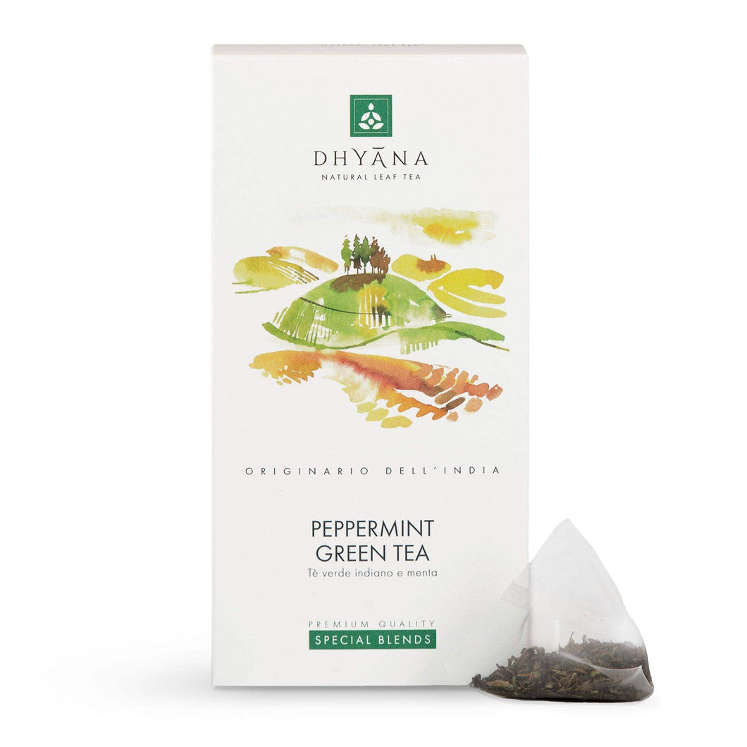 Peppermint Green Tea - Dhyāna Natural Leaf Tea